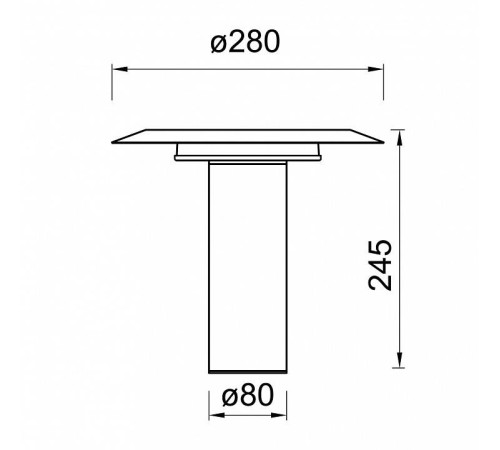 Настольная лампа декоративная Mantra Tina 9004
