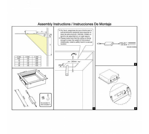 Встраиваемый светильник Mantra Blue Sky 9093