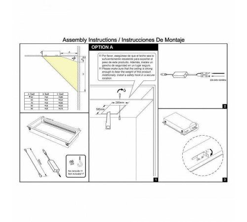 Встраиваемый светильник Mantra Blue Sky 9094