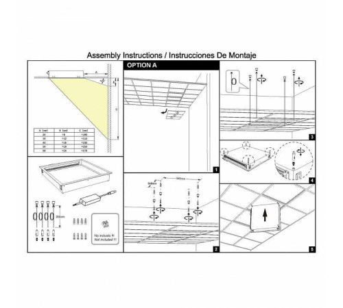 Встраиваемый светильник Mantra Blue Sky 9095