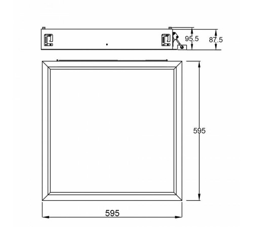 Встраиваемый светильник Mantra Blue Sky 9095