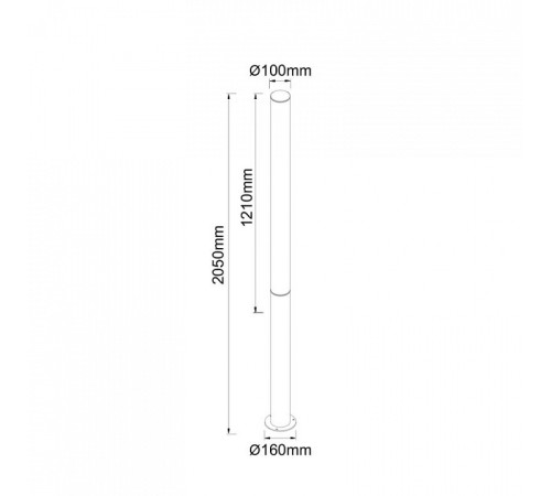 Наземный высокий светильник Mantra GANT 9279
