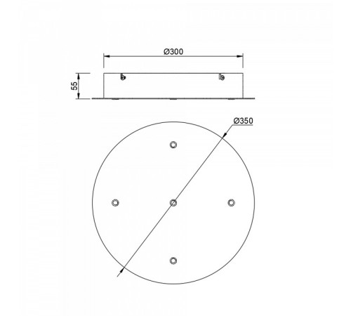 Основание Mantra Modular Light Florones 9363