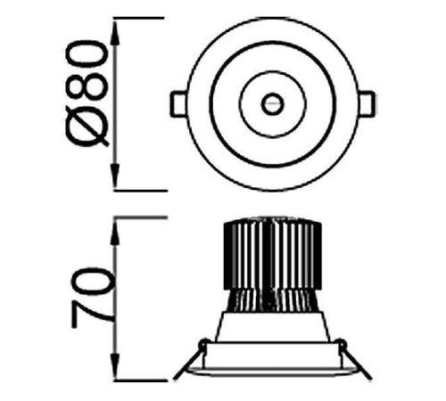 Встраиваемый светильник Mantra Formentera C0076