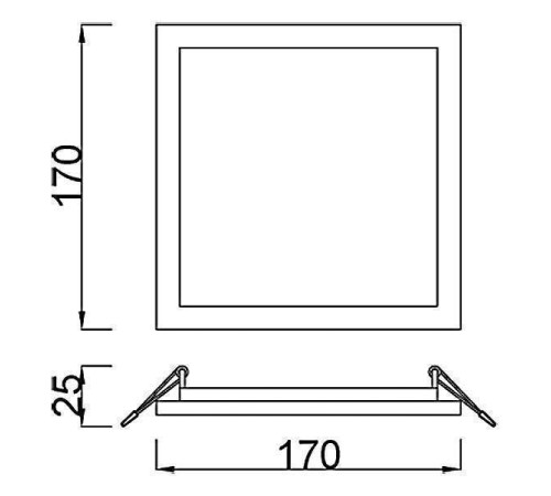 Встраиваемый светильник Mantra Saona C0192