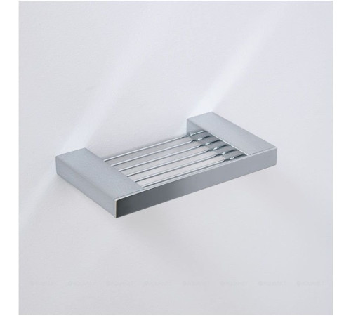 Мыльница Aquanet прямоугольная хром 5611