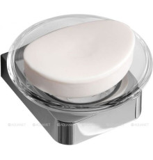 Мыльница с держателем круглая Aquanet 5785 хром