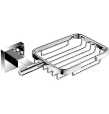 Мыльница Aquanet металлическая прямоугольная хром 6111