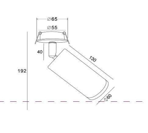 Спот Maytoni Focus C018CL-01W