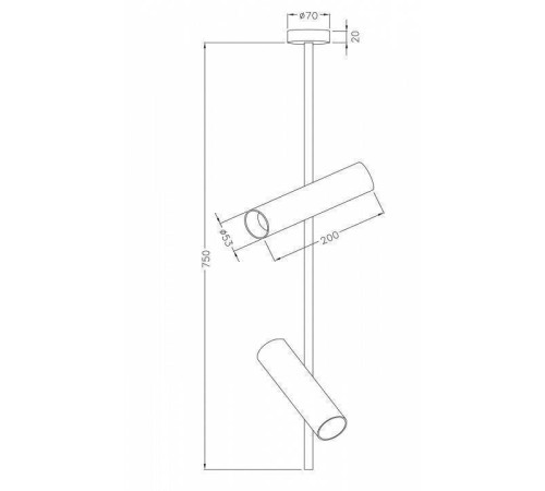 Светильник на штанге Maytoni Elti C021CL-02W