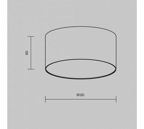 Накладной светильник Maytoni Zon C032CL-12W2.7K-RD-B