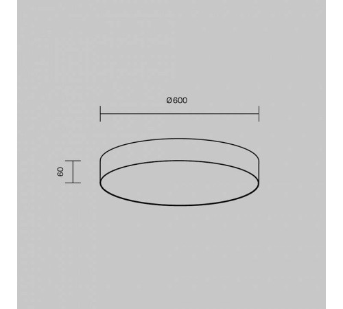 Накладной светильник Maytoni Zon C032CL-90W4K-RD-MG
