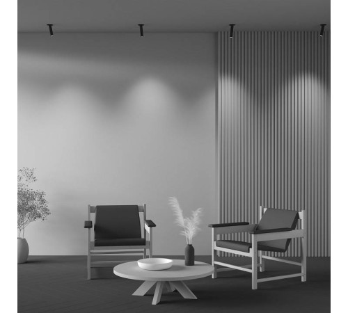 Встраиваемый светильник Maytoni Focus T C140TRS-L200-7W3K-B