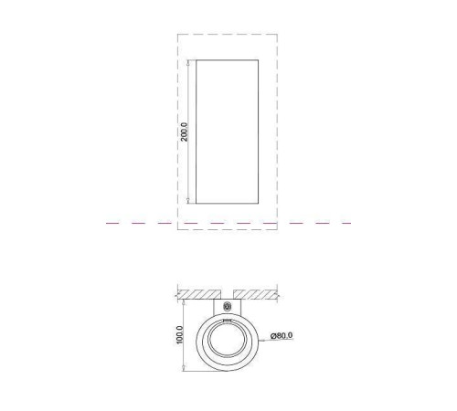Накладной светильник Maytoni Parma C191-WL-02-W
