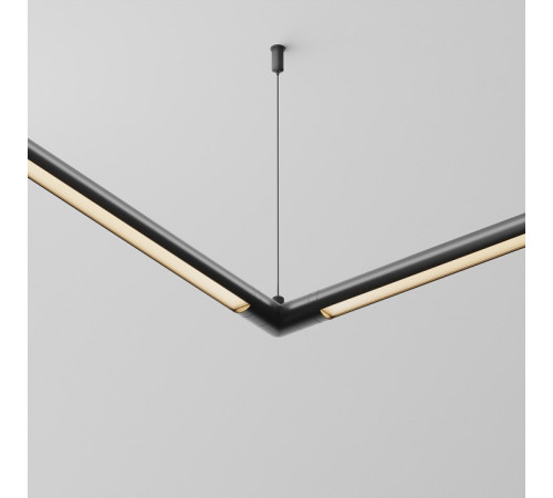 Соединитель угловой L-образный для треков накладных Maytoni CA014CL-B