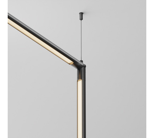 Соединитель угловой L-образный для треков накладных Maytoni CA014CL-B