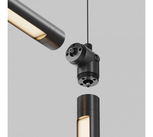 Соединитель угловой L-образный для треков накладных Maytoni CA014CL-B