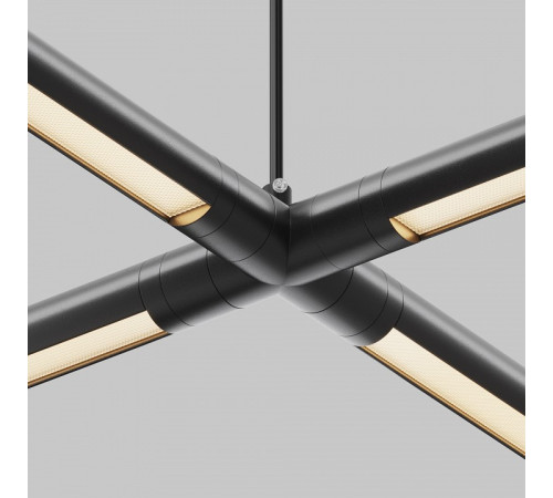 Токопровод X-образный центральный Maytoni CA017TX-P-B