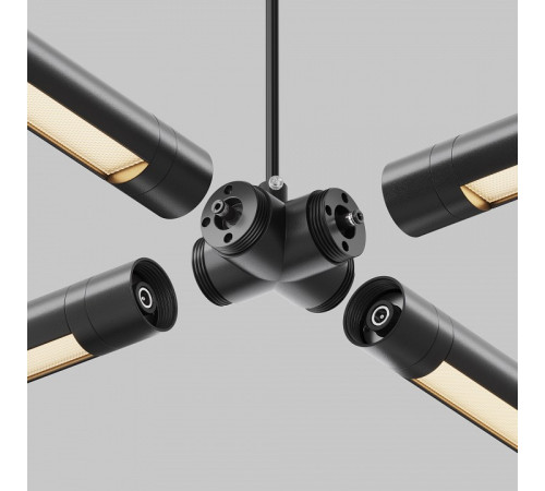 Токопровод X-образный центральный Maytoni CA017TX-P-B