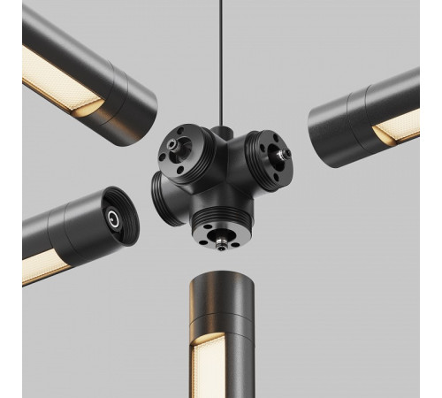 Соединитель угловой L-образный для треков накладных Maytoni CA019L4C-B