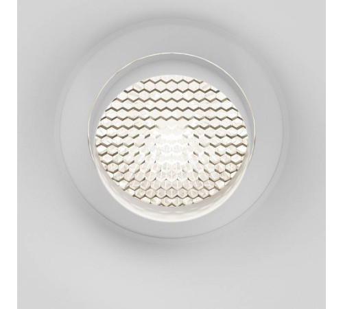 Встраиваемый светильник Maytoni Gyps Modern DL006-GU10-RD-W