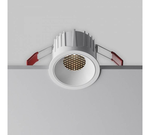 Встраиваемый светильник Maytoni Alfa LED 15 Вт 3000 K белый DL043-01-15W3K-RD-W-1