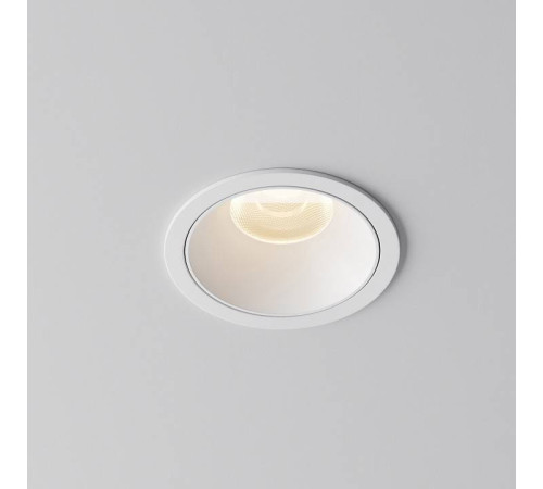 Встраиваемый светильник Maytoni Alfa LED 15 Вт 3000 K белый DL043-01-15W3K-RD-W-1