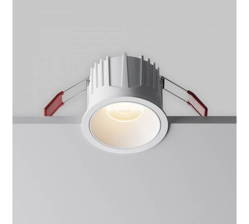 Встраиваемый светильник Maytoni Alfa LED 15 Вт 3000 K белый DL043-01-15W3K-RD-W-1