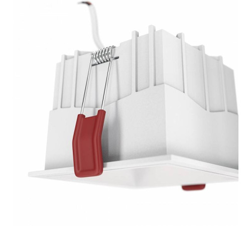 Встраиваемый светильник Maytoni Alfa LED DL043-01-15W4K-SQ-W