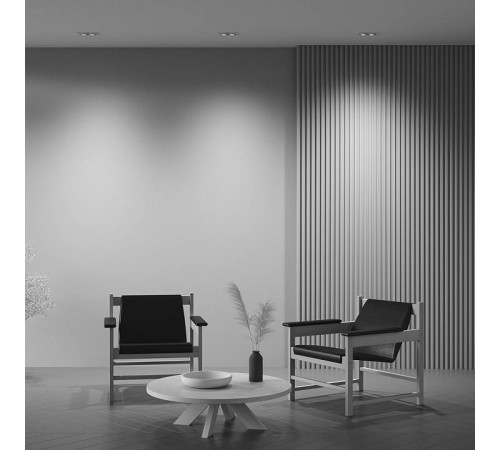 Встраиваемый светильник на штанге Maytoni Hidden DL045-02-10W4K-W