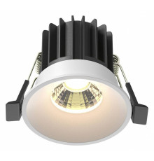 Встраиваемый светильник Maytoni Round DL058-7W3K-W