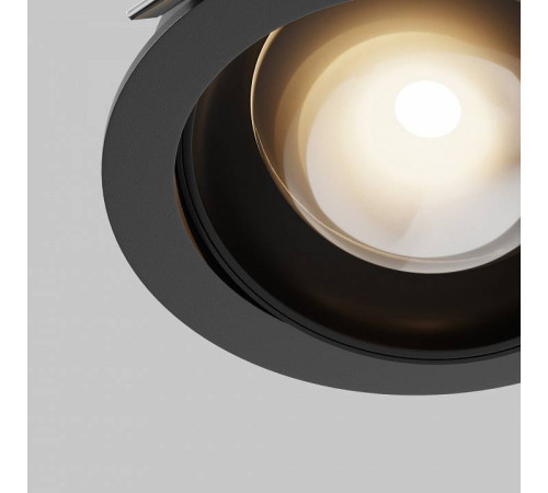 Встраиваемый светильник Maytoni Lens DL105-12W3K-B