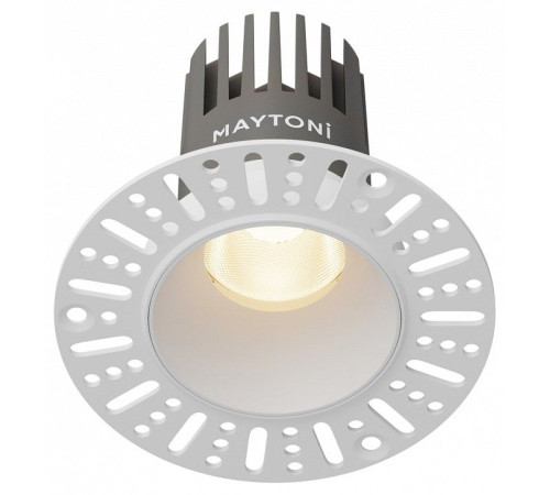 Встраиваемый светильник Maytoni DL119-10W-3K-TRS-W