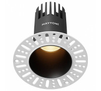 Встраиваемый светильник Maytoni Dip 10 Вт 2700 К черный DL120-10W-2.7K-TRS-B