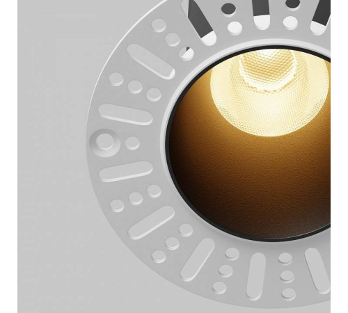 Встраиваемый светильник Maytoni Dip 10 Вт 2700 К черный DL120-10W-2.7K-TRS-B
