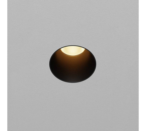 Встраиваемый светильник Maytoni Dip 10 Вт 2700 К черный DL120-10W-2.7K-TRS-B
