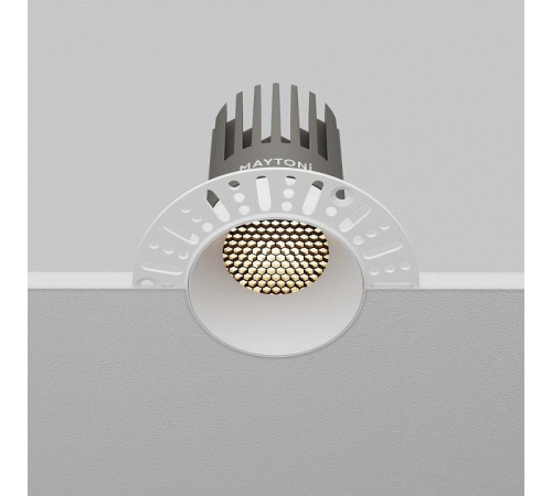 Встраиваемый светильник Maytoni Technical Dip DL121-15W-3K-TRS-W