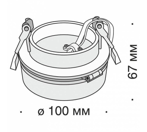 Встраиваемый светильник Maytoni Magic DL2003-L12B4K