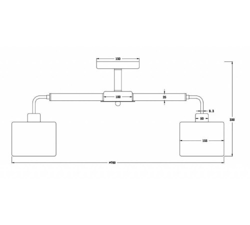 Люстра на штанге Freya Helen FR5329-PL-07-CH
