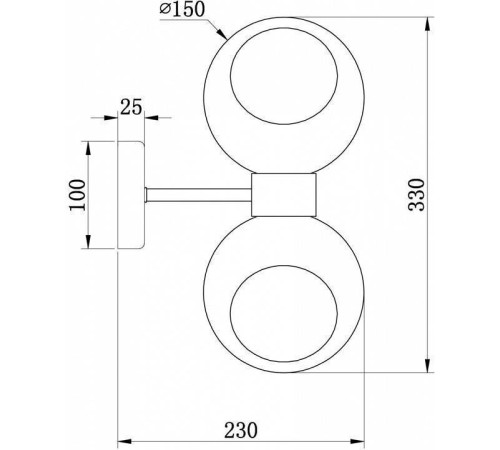 Бра Freya Bony FR5394WL-02BS