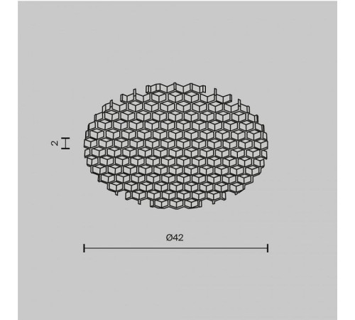 Сотовый фильтр Maytoni Dip HoneyComb001-D41.5