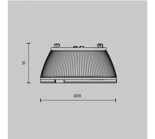 Линза Maytoni Dip Lens001D35-10W