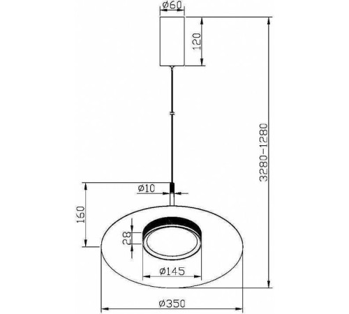 Подвесной светильник Maytoni Halo MOD041PL-L15B3K1