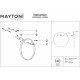 Настенный светильник Maytoni Rim 50 Вт 3000K черный MOD058WL-L50B3K