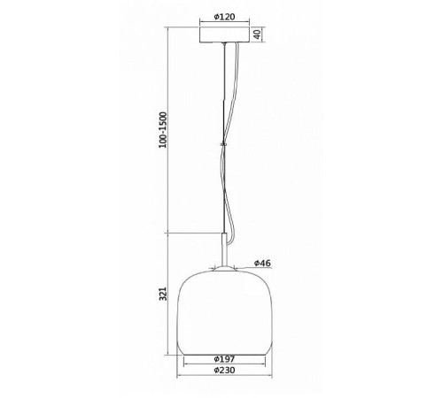 Подвесной светильник Maytoni Madmen MOD128PL-L6BR