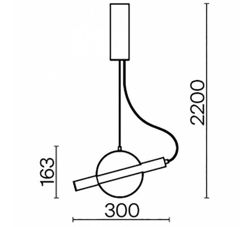 Подвесной светильник Maytoni Enigma MOD150PL-L5W3K