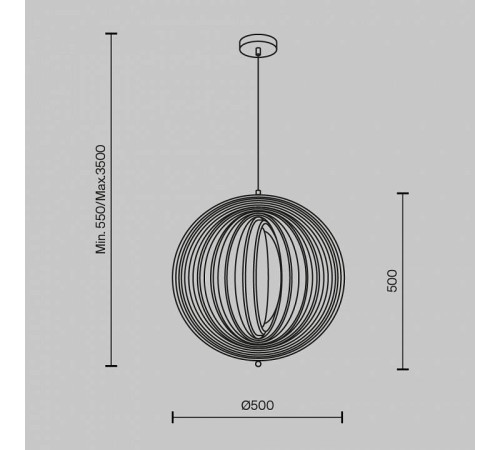 Подвесной светильник Maytoni Roots MOD197PL-01W1