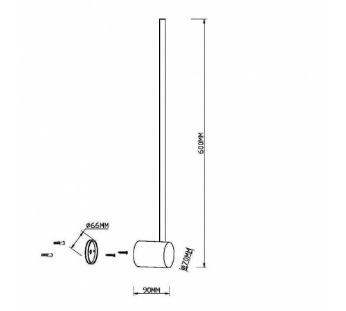Бра Maytoni Light stick MOD237WL-L6B3K