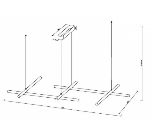 Подвесная люстра Maytoni Radiance MOD278PL-L86G3K1