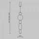 Подвесной светильник Maytoni Adore MOD297PL-L17BS3K